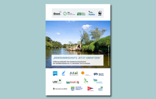 "Gewässerschutz jetzt umsetzen"